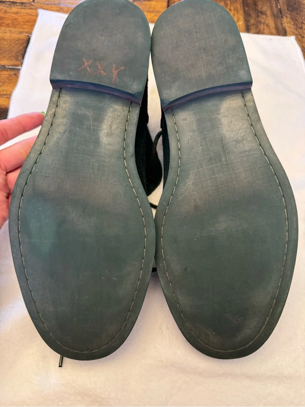 Cole Haan Men's Charles Chukka Boots C11162 Green Suede Size 11M